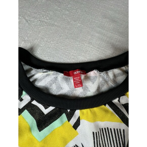 BONGO Juniors Large Crop Top And Skirt Set 90s Y2K Outfit Shoulder Cut Outs - Picture 10 of 11